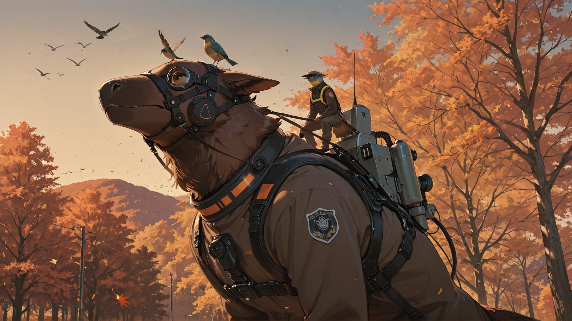 Brown Afternoon Sky Agentic smartphone wallpaper free download, vertical 16:9 format, Brown, Afternoon, Sky, Autumn