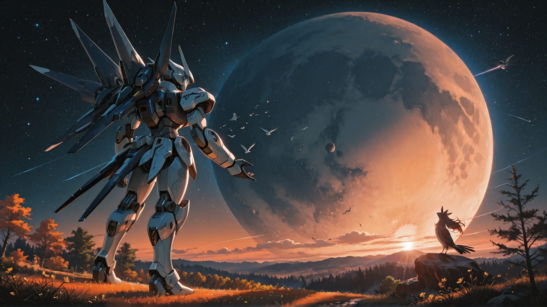 Orange Afternoon Nature Artemis smartphone wallpaper free download, vertical 16:9 format, Orange, Afternoon, Nature, Spring