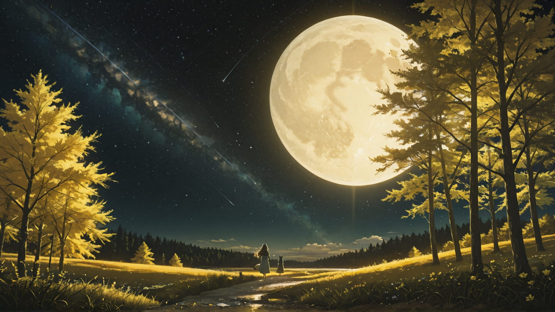 Yellow Afternoon Nature Artemis smartphone wallpaper free download, vertical 16:9 format, Yellow, Afternoon, Nature, Spring 001