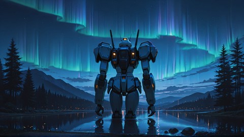 Blue Afternoon Nature Aurora smartphone wallpaper free download, vertical 9:16 format, Blue, Afternoon, Nature, Spring