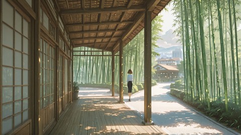 Brown Afternoon City Bamboo smartphone wallpaper free download, vertical 9:16 format, Brown, Afternoon, City, Summer