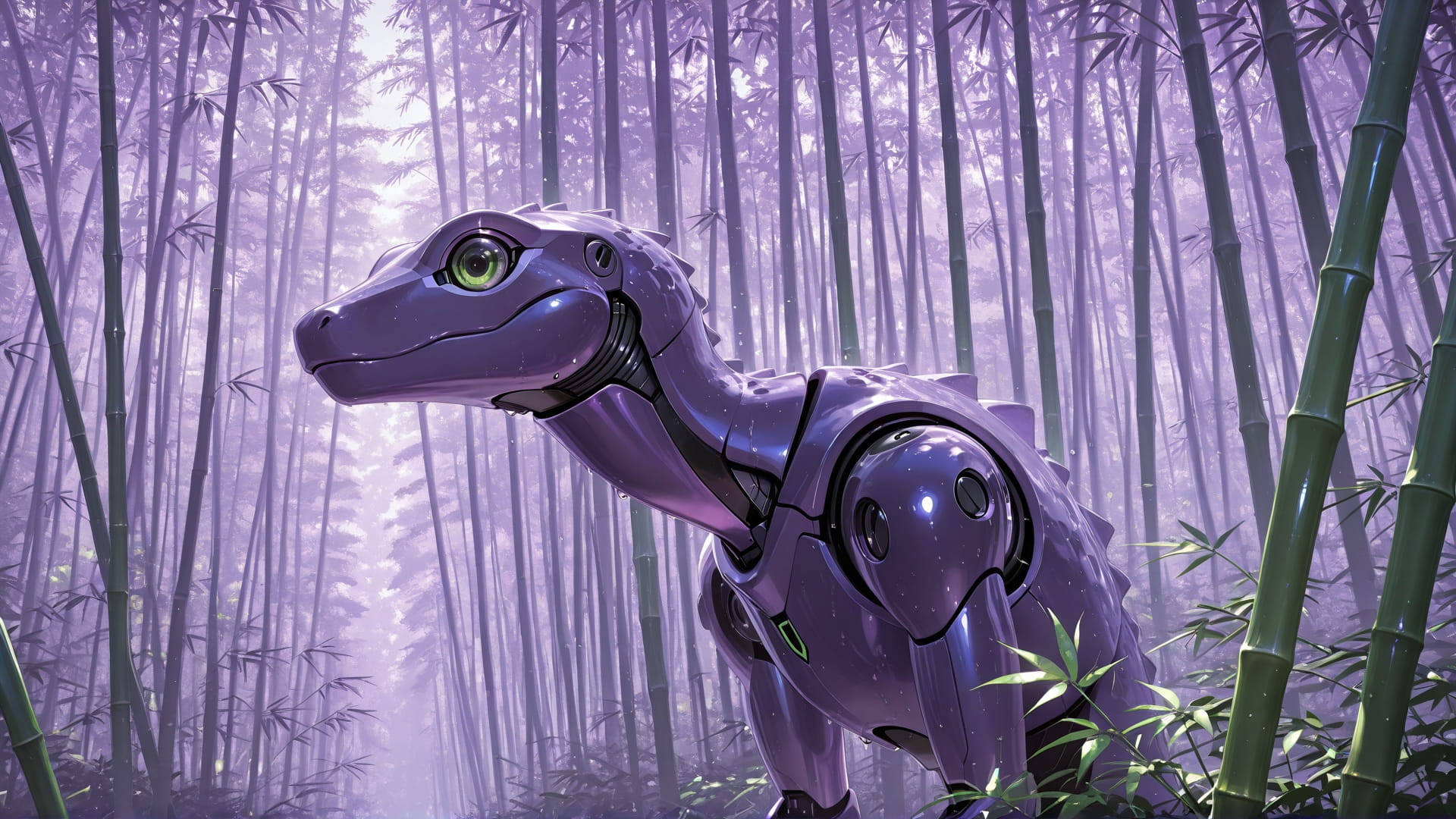 Purple Afternoon Nature Bamboo smartphone wallpaper free download, vertical 16:9 format, Purple, Afternoon, Nature, Summer