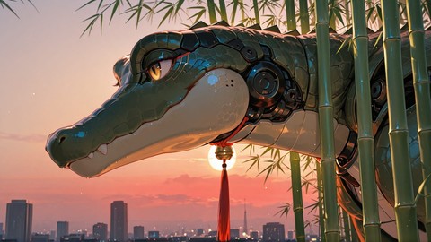 Red Sunset City Bamboo smartphone wallpaper free download, vertical 9:16 format, Red, Sunset, City, Spring