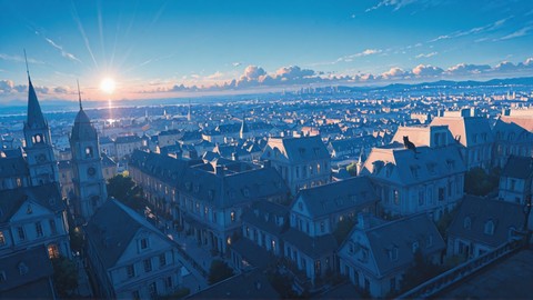 Blue Afternoon City BlockParty smartphone wallpaper free download, vertical 9:16 format, Blue, Afternoon, City, Spring