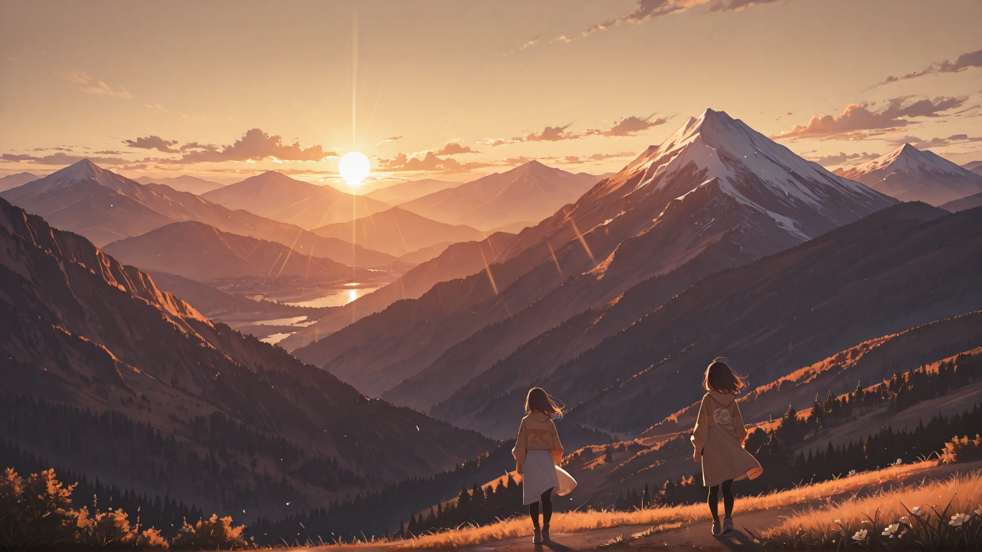 Brown Afternoon Mountain BlockParty smartphone wallpaper free download, vertical 16:9 format, Brown, Afternoon, Mountain, Spring 001