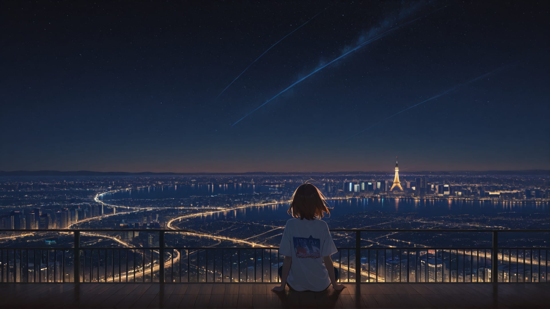 Brown Night City BlockParty smartphone wallpaper free download, vertical 16:9 format, Brown, Night, City, Summer 001