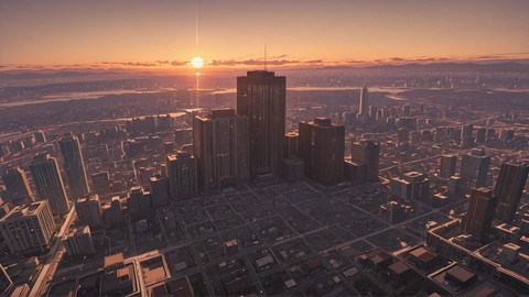 Brown Sunset City BlockParty smartphone wallpaper free download, vertical 9:16 format, Brown, Sunset, City, Spring