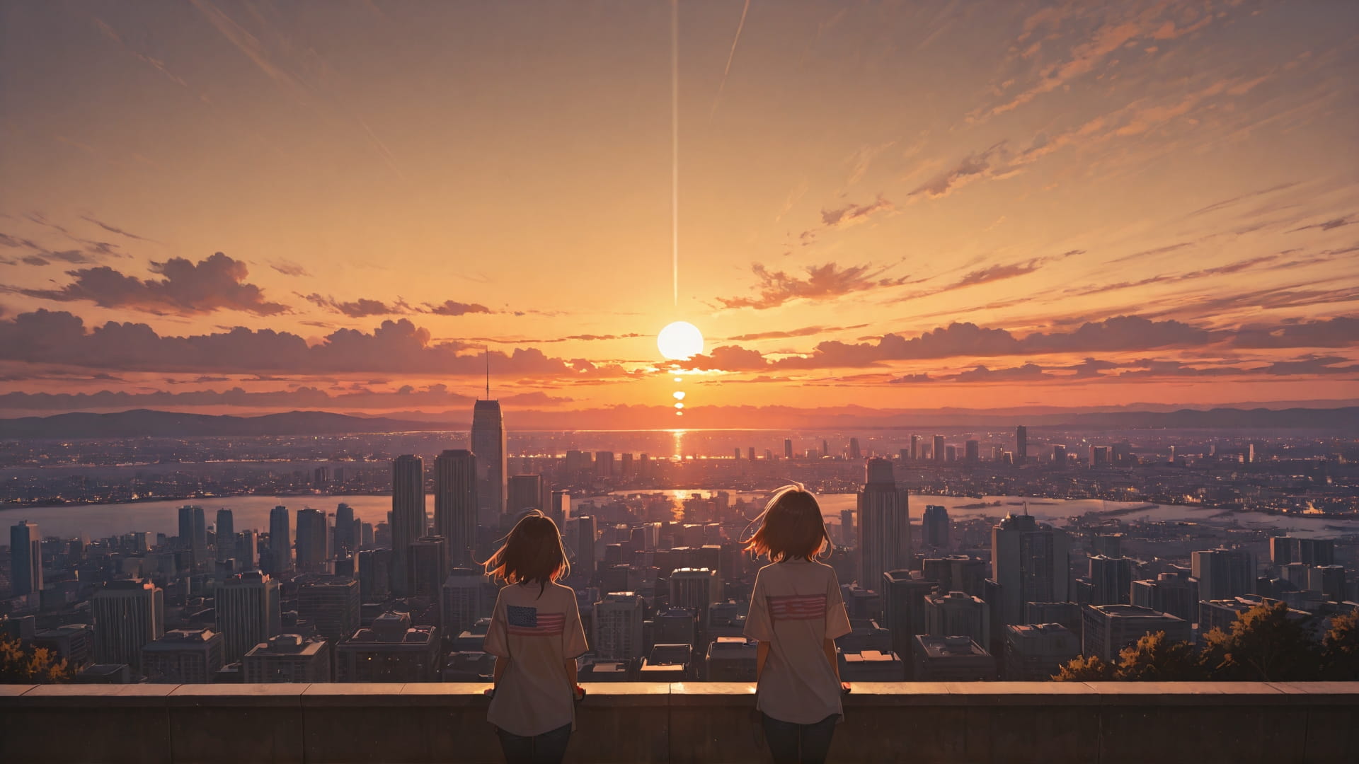 Brown Sunset City BlockParty smartphone wallpaper free download, vertical 16:9 format, Brown, Sunset, City, Spring 001