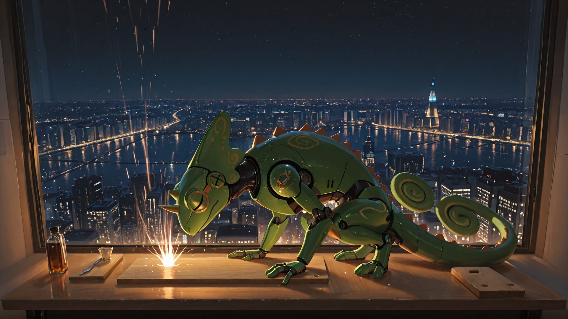 Brown Night City CabbageCrush smartphone wallpaper free download, vertical 16:9 format, Brown, Night, City, Spring