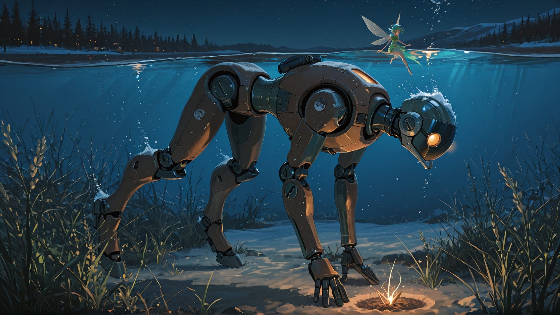 Brown Night Sea CabbageCrush smartphone wallpaper free download, vertical 16:9 format, Brown, Night, Sea, Winter