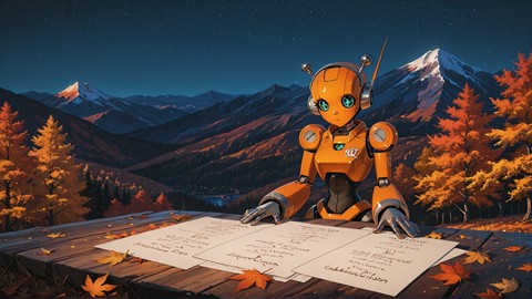 Orange Night Mountain CabbageCrush smartphone wallpaper free download, vertical 9:16 format, Orange, Night, Mountain, Autumn