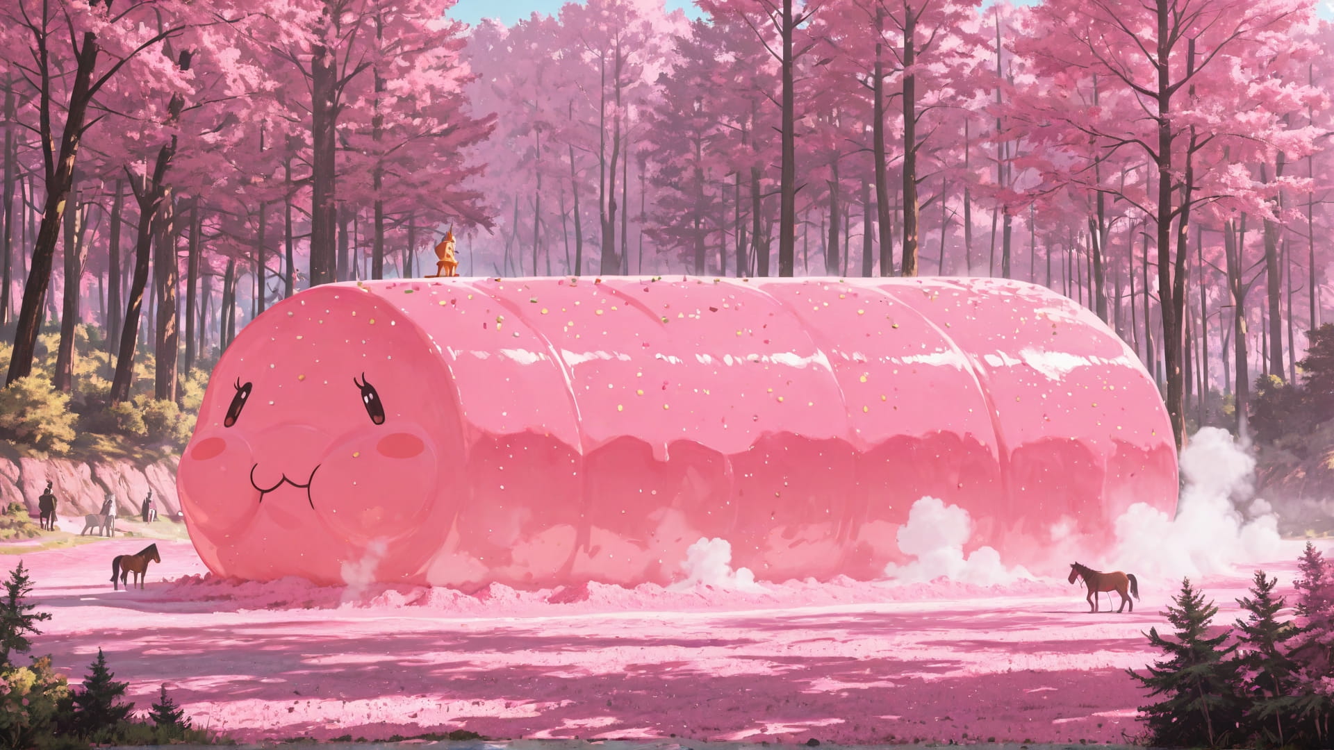 Pink Afternoon Nature CabbageCrush smartphone wallpaper free download, vertical 16:9 format, Pink, Afternoon, Nature, Summer