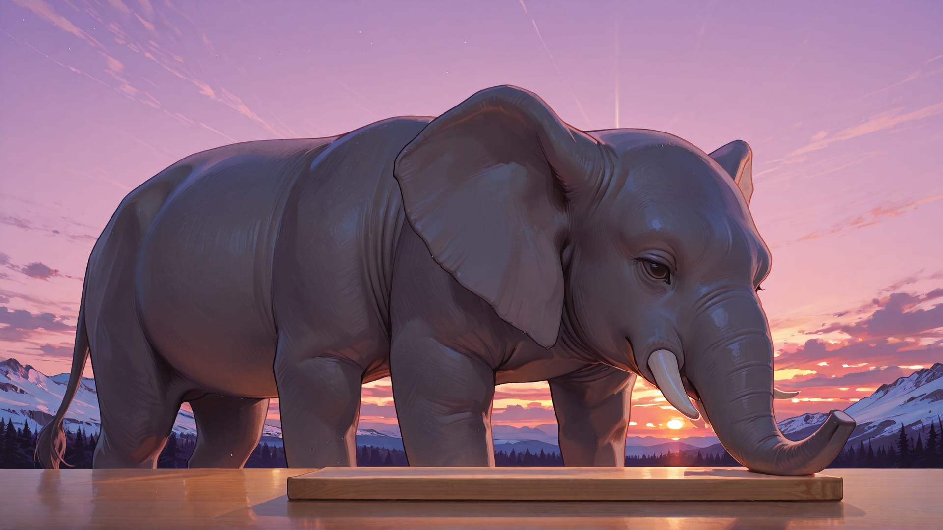 Purple Sunset Sky CabbageCrush smartphone wallpaper free download, vertical 16:9 format, Purple, Sunset, Sky, Winter