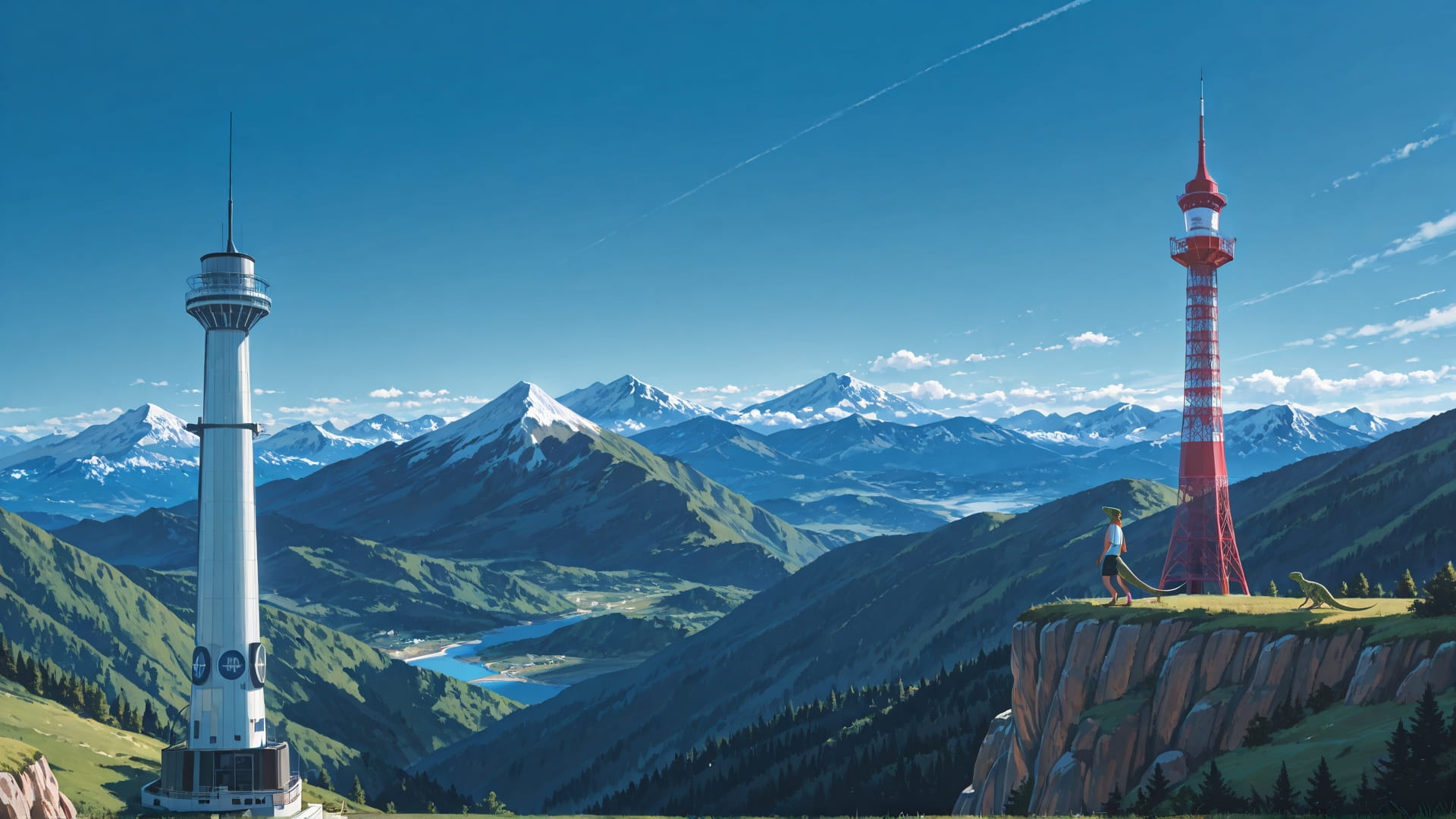 Blue Afternoon Mountain Canada smartphone wallpaper free download, vertical 16:9 format, Blue, Afternoon, Mountain, Summer