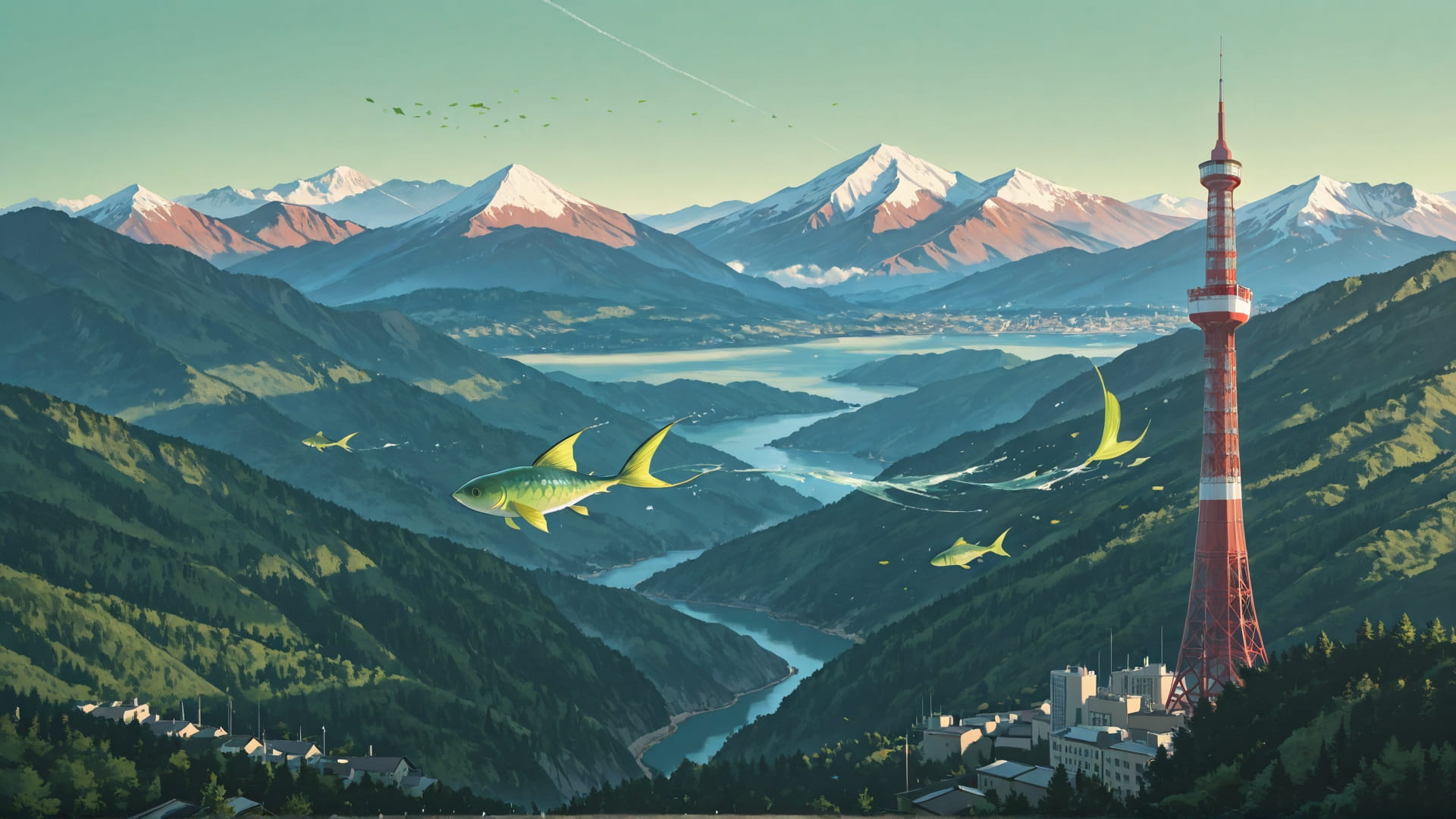 Green Afternoon Mountain Canada smartphone wallpaper free download, vertical 16:9 format, Green, Afternoon, Mountain, Summer