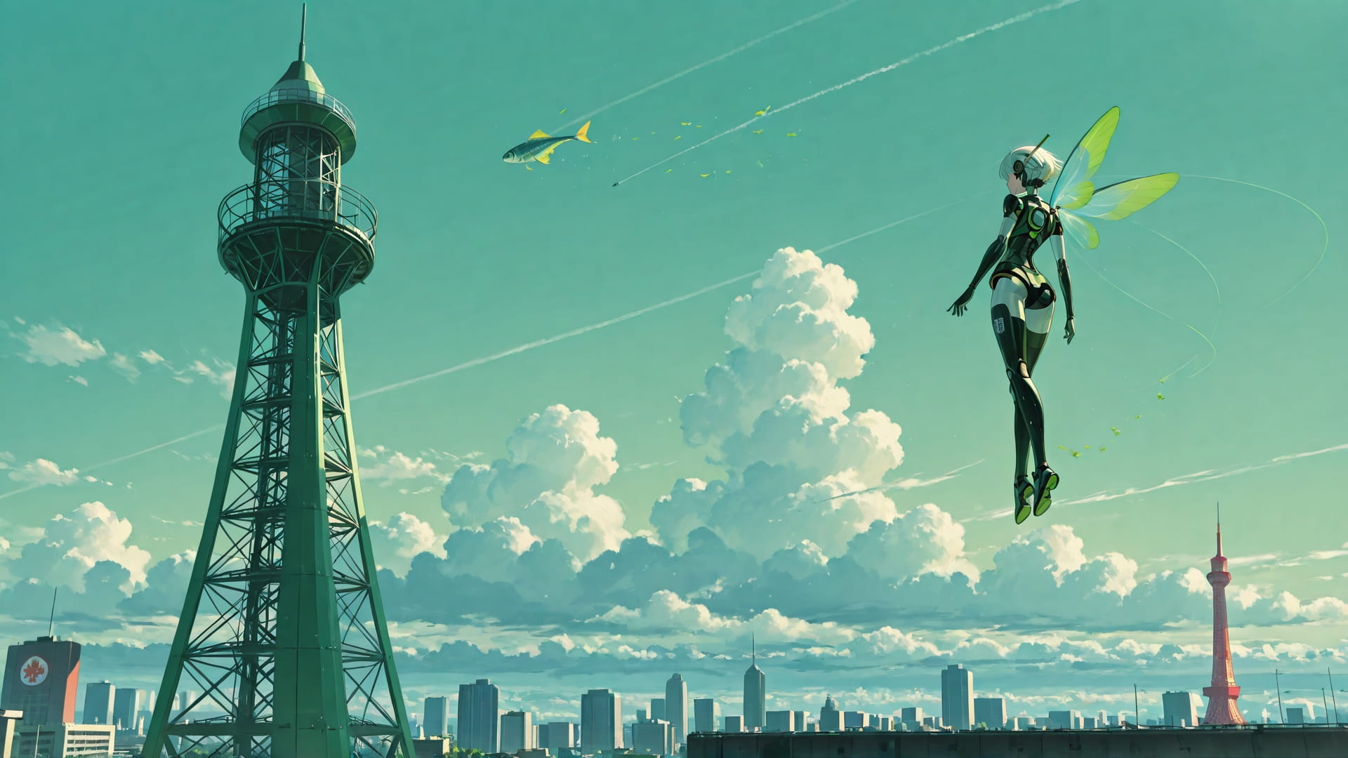 Green Afternoon Sky Canada smartphone wallpaper free download, vertical 16:9 format, Green, Afternoon, Sky, Summer