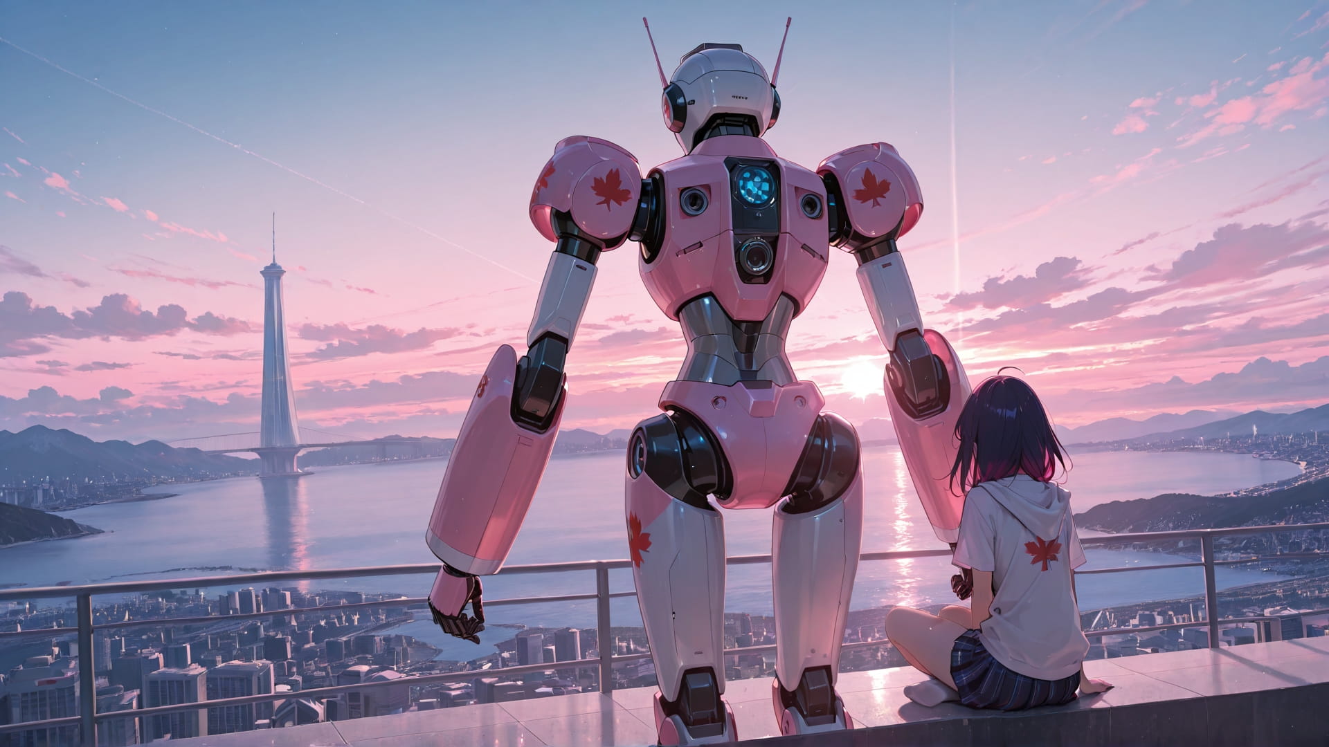 Pink Afternoon Sky Canada smartphone wallpaper free download, vertical 16:9 format, Pink, Afternoon, Sky, Summer