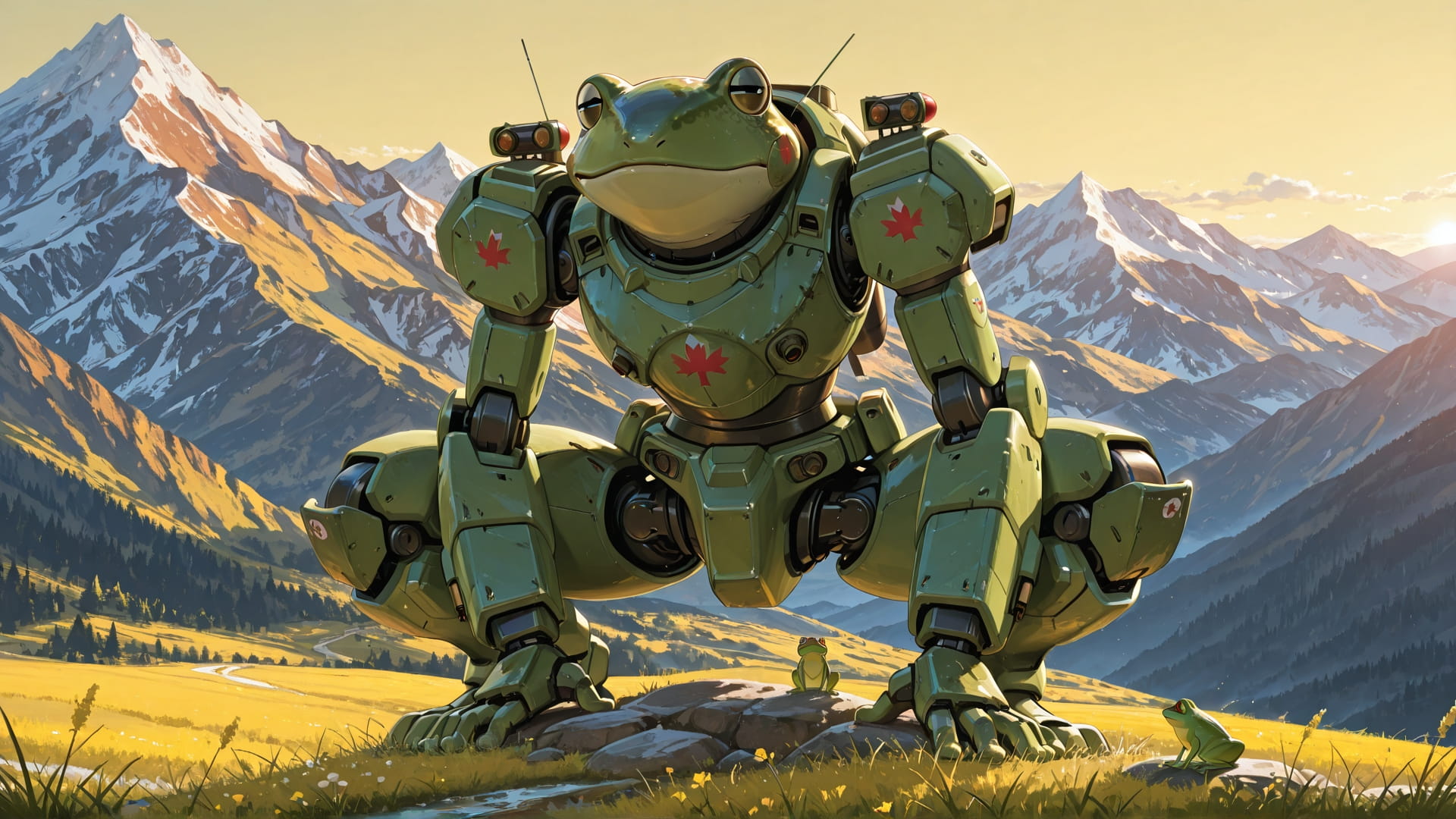 Yellow Afternoon Mountain Canada smartphone wallpaper free download, vertical 16:9 format, Yellow, Afternoon, Mountain, Spring