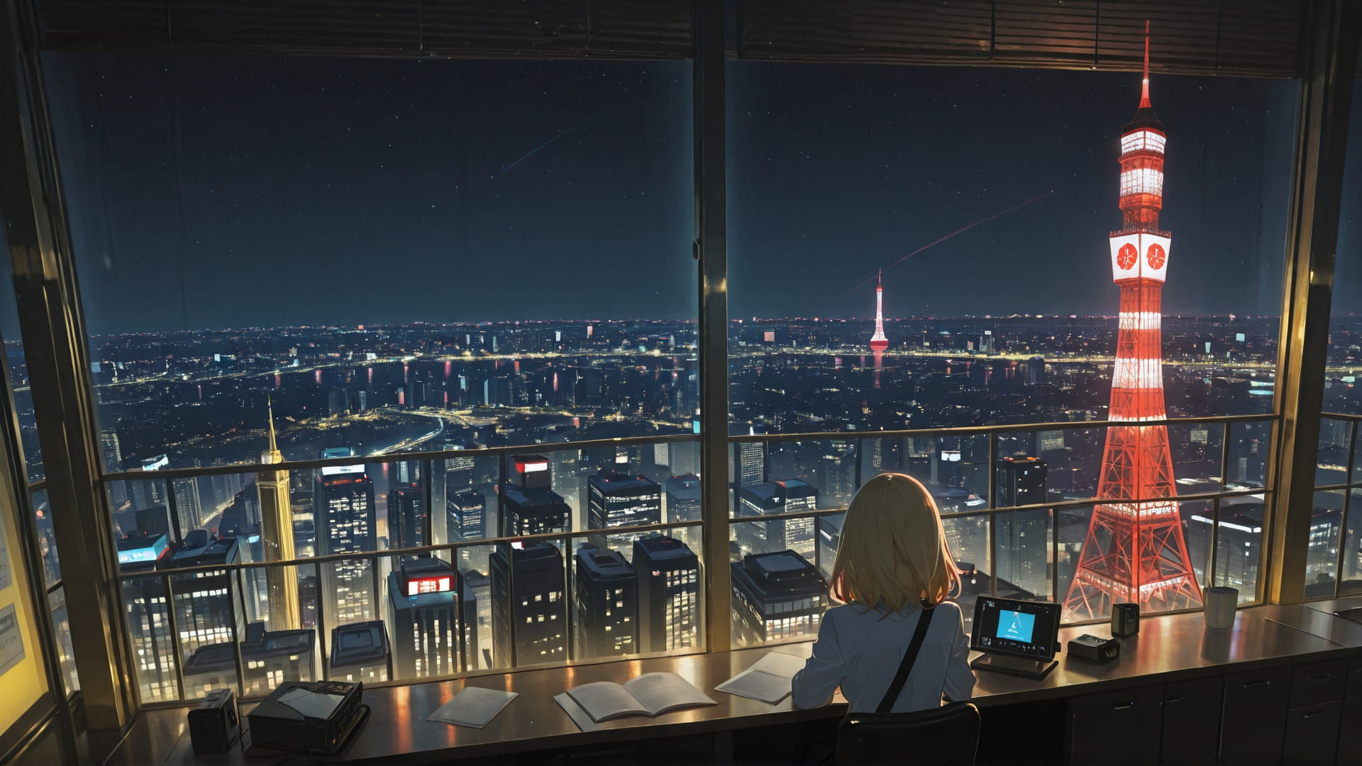 Yellow Night City Canada smartphone wallpaper free download, vertical 16:9 format, Yellow, Night, City, Spring