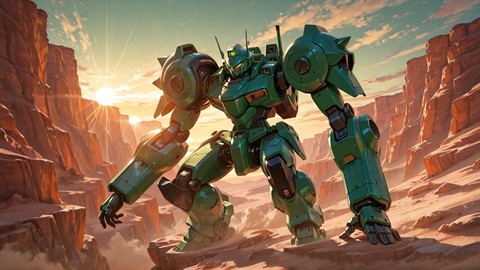 Green Sunset Sky Canyon smartphone wallpaper free download, vertical 9:16 format, Green, Sunset, Sky, Spring