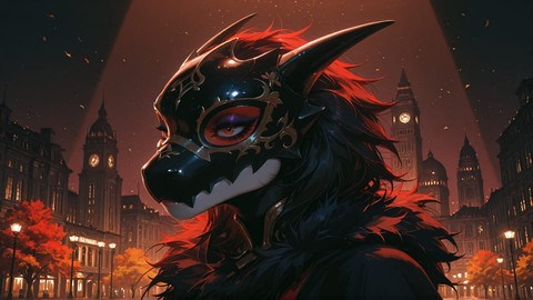 Red Night City Carnival smartphone wallpaper free download, vertical 9:16 format, Red, Night, City, Autumn