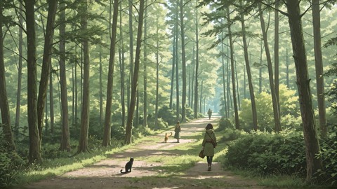 Green Afternoon Nature Cat smartphone wallpaper free download, vertical 9:16 format, Green, Afternoon, Nature, Spring