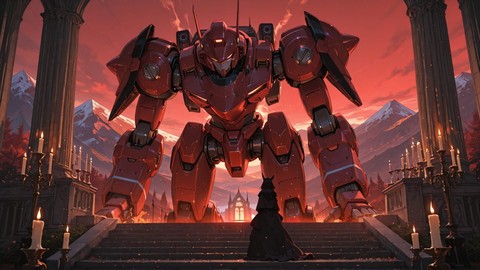 Red Afternoon Mountain Cathedral smartphone wallpaper free download, vertical 9:16 format, Red, Afternoon, Mountain, Spring