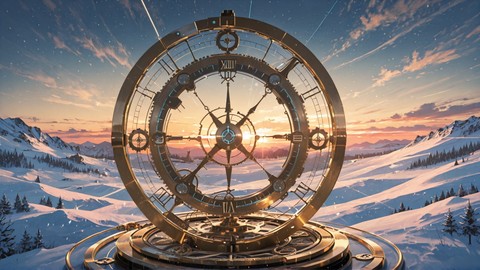 Yellow Sunset Sky Clockwork smartphone wallpaper free download, vertical 9:16 format, Yellow, Sunset, Sky, Winter 001