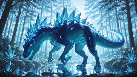 Blue Afternoon Nature Crystal smartphone wallpaper free download, vertical 9:16 format, Blue, Afternoon, Nature, Spring