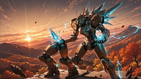 Brown Sunset Sky Crystal smartphone wallpaper free download, vertical 9:16 format, Brown, Sunset, Sky, Autumn