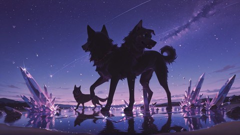 Purple Night Sky Crystal smartphone wallpaper free download, vertical 9:16 format, Purple, Night, Sky, Summer