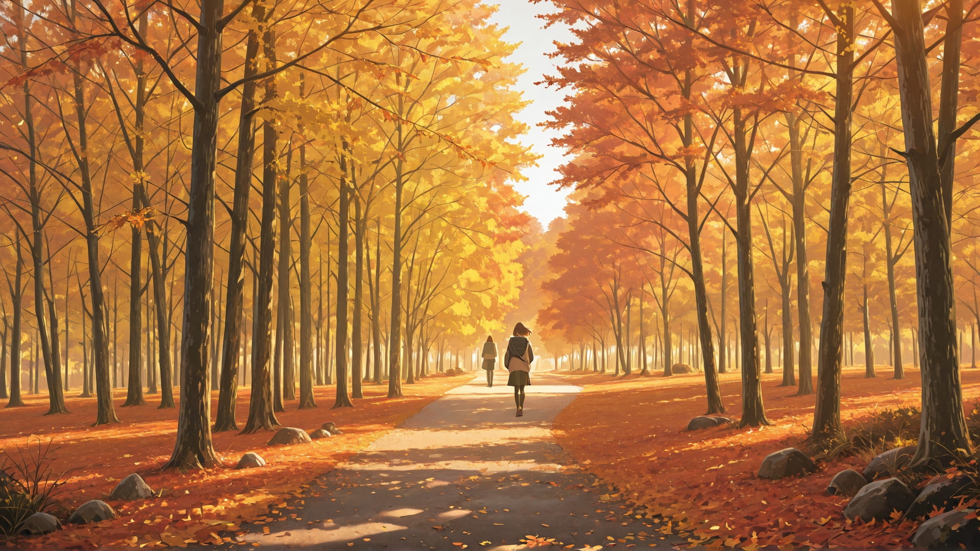 Yellow Afternoon Nature Crystal smartphone wallpaper free download, vertical 16:9 format, Yellow, Afternoon, Nature, Autumn 001