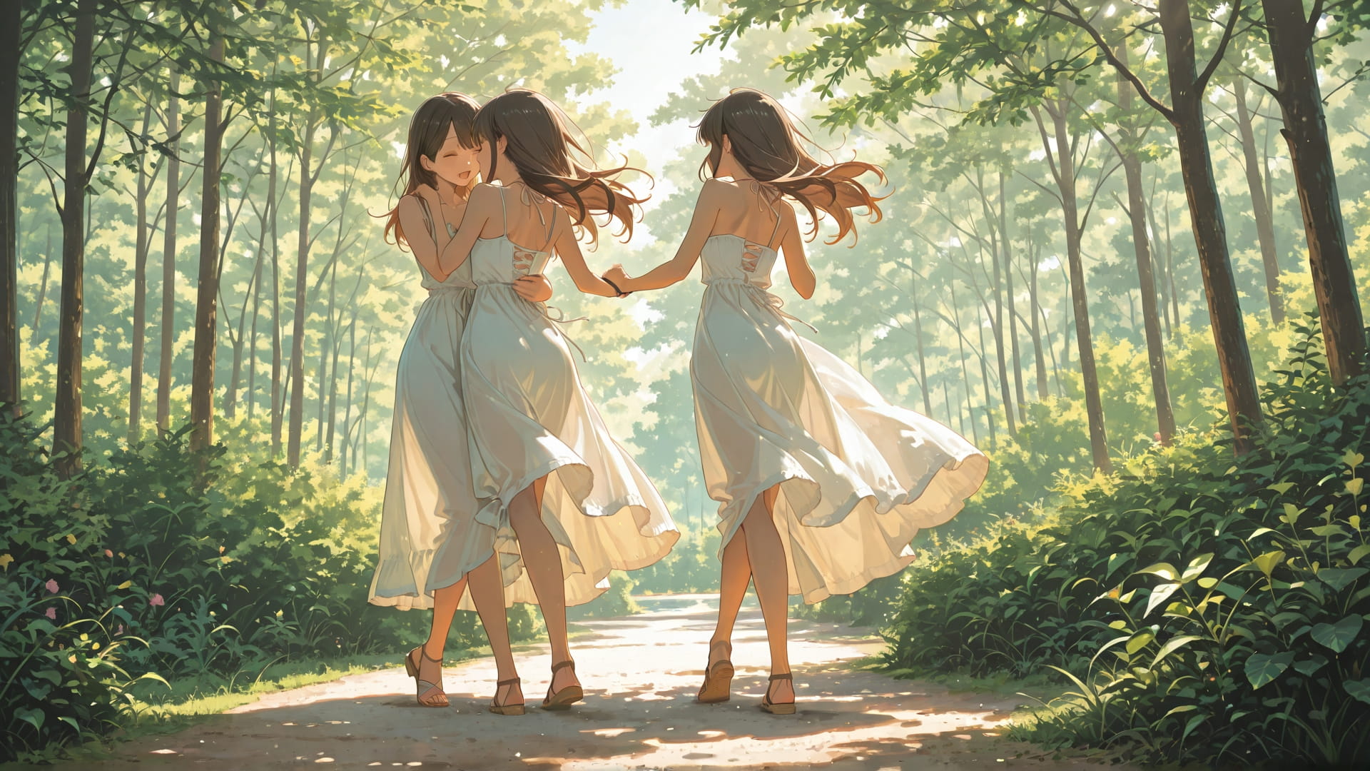 Brown Afternoon Nature Dance smartphone wallpaper free download, vertical 16:9 format, Brown, Afternoon, Nature, Summer 001