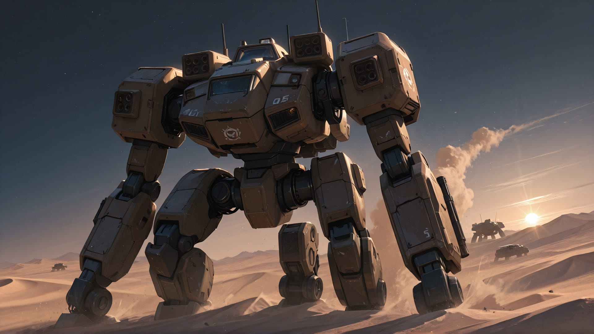 Brown Night Sky Desert smartphone wallpaper free download, vertical 16:9 format, Brown, Night, Sky, Winter