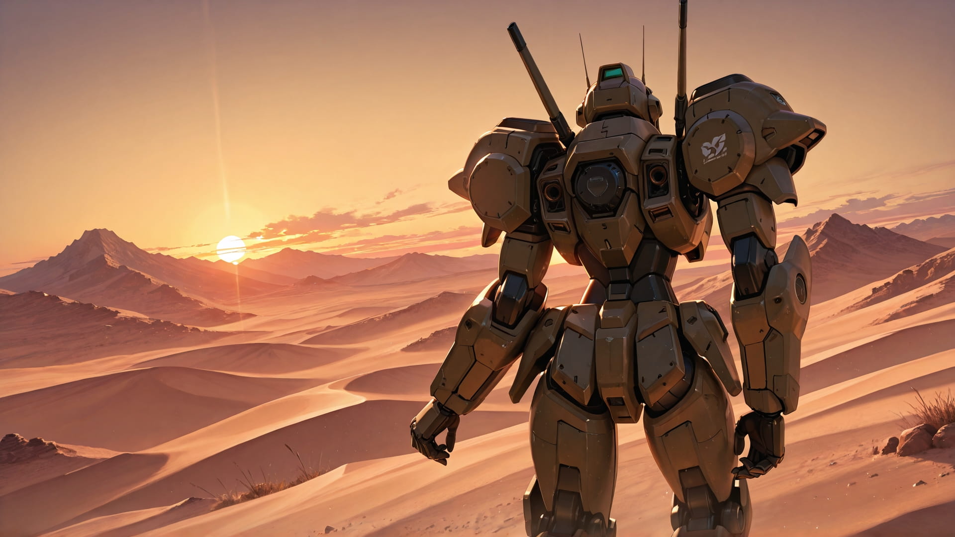 Brown Sunset Mountain Desert smartphone wallpaper free download, vertical 16:9 format, Brown, Sunset, Mountain, Spring