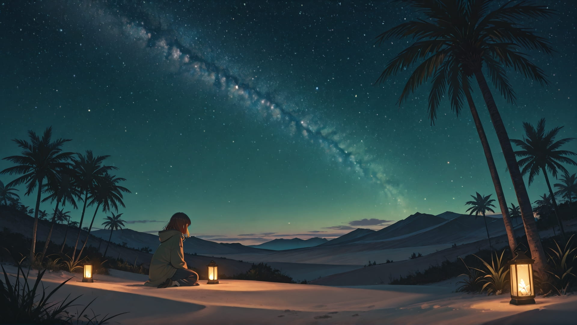 Green Afternoon Nature Desert smartphone wallpaper free download, vertical 16:9 format, Green, Afternoon, Nature, Winter 001