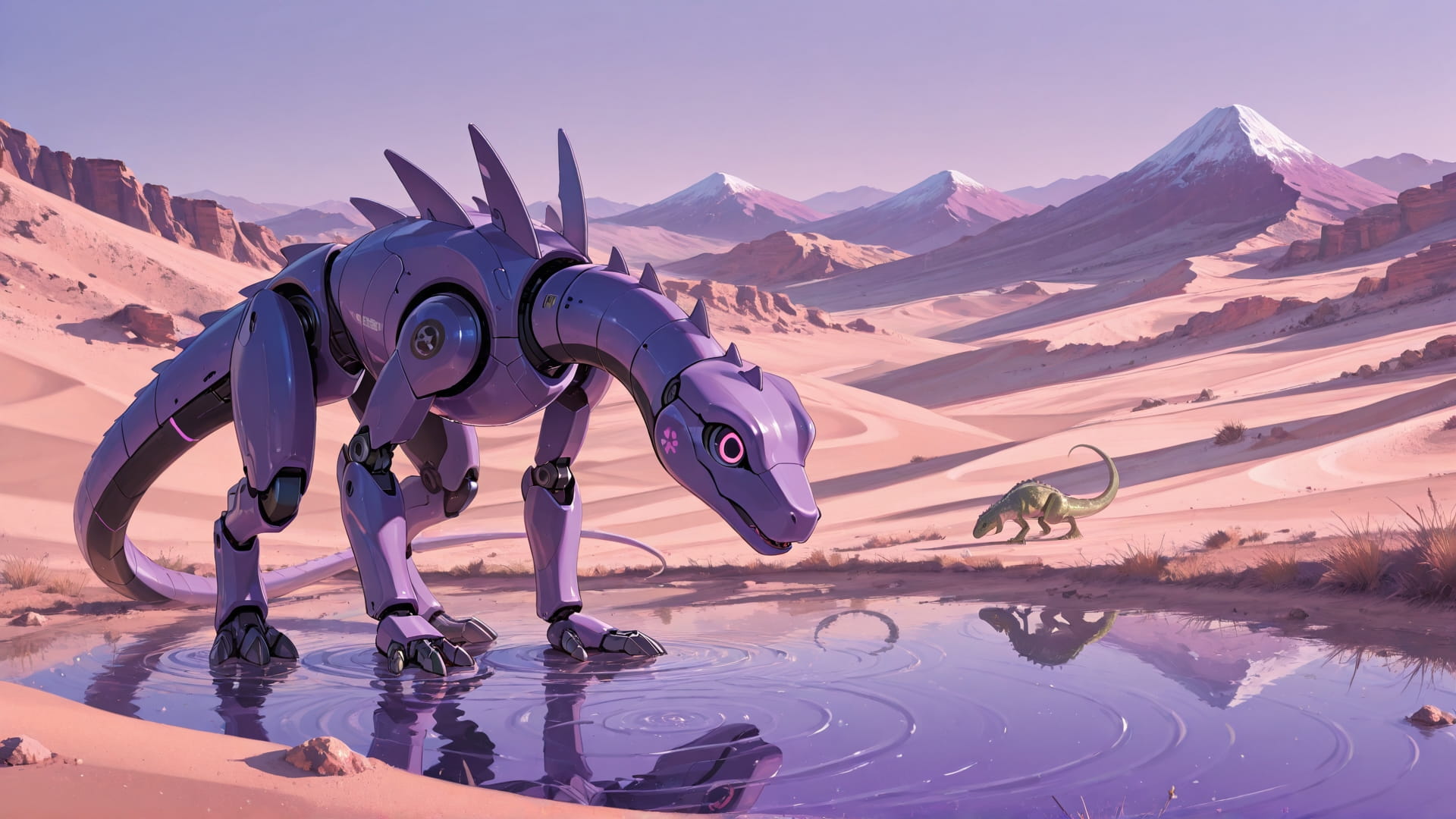 Purple Afternoon Mountain Desert smartphone wallpaper free download, vertical 16:9 format, Purple, Afternoon, Mountain, Spring