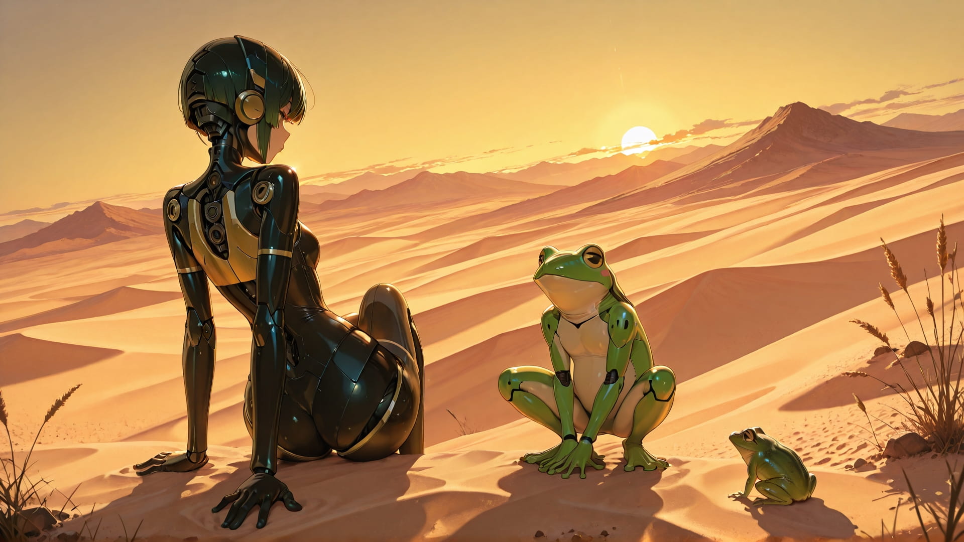 Yellow Sunset Mountain Desert smartphone wallpaper free download, vertical 16:9 format, Yellow, Sunset, Mountain, Autumn