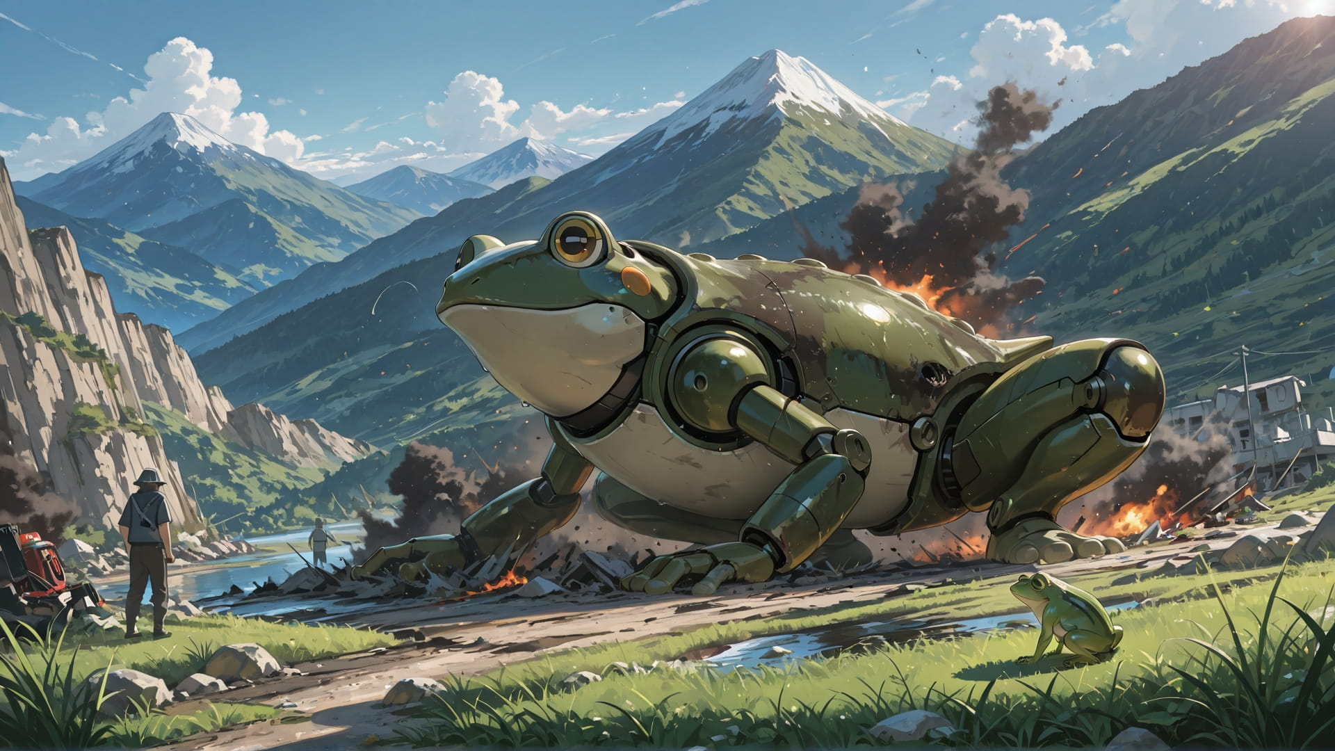 Brown Afternoon Mountain Disaster smartphone wallpaper free download, vertical 16:9 format, Brown, Afternoon, Mountain, Summer