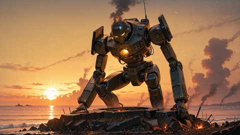 Yellow Sunset Sea Ember smartphone wallpaper free download, vertical 9:16 format, Yellow, Sunset, Sea, Autumn