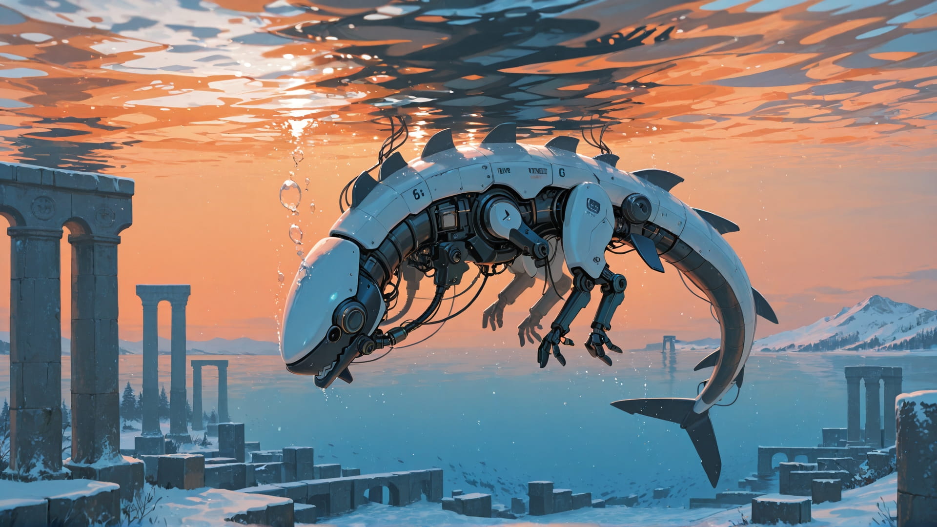 Orange Afternoon Sea England smartphone wallpaper free download, vertical 16:9 format, Orange, Afternoon, Sea, Winter