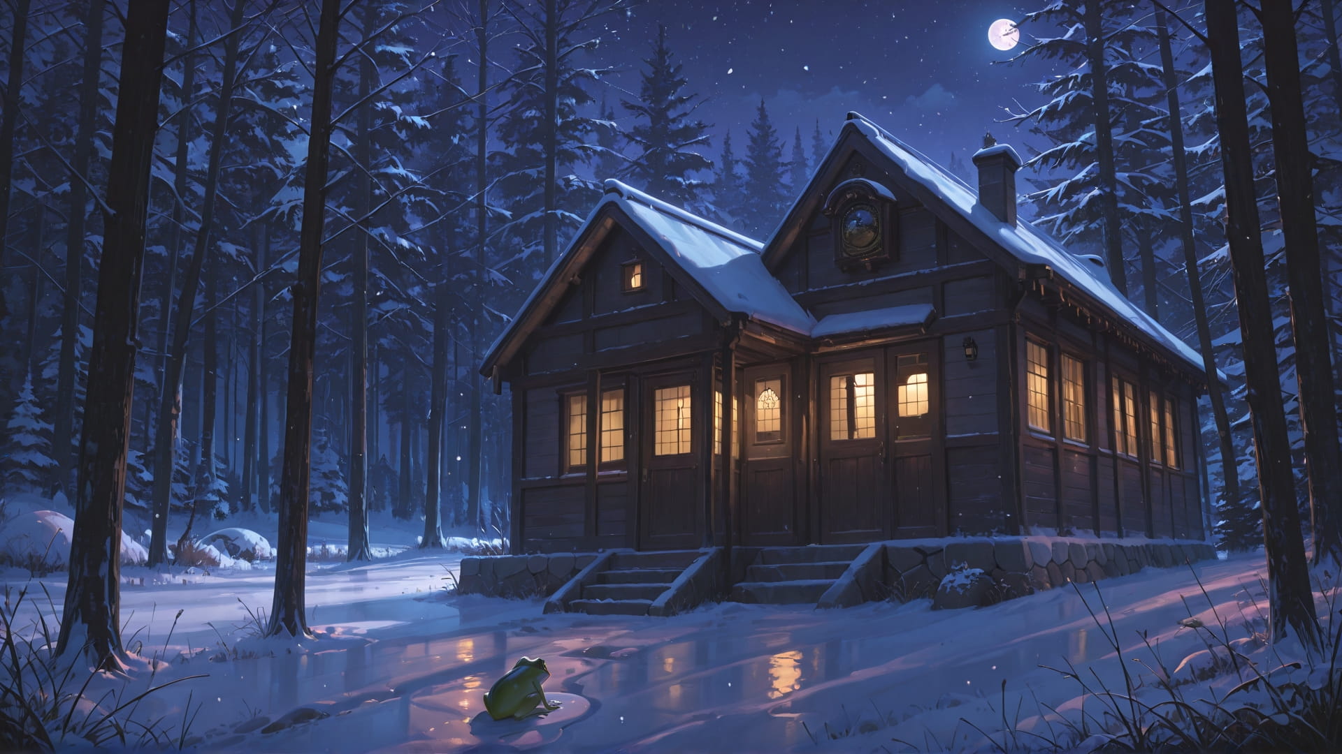 Purple Night Nature England smartphone wallpaper free download, vertical 16:9 format, Purple, Night, Nature, Winter