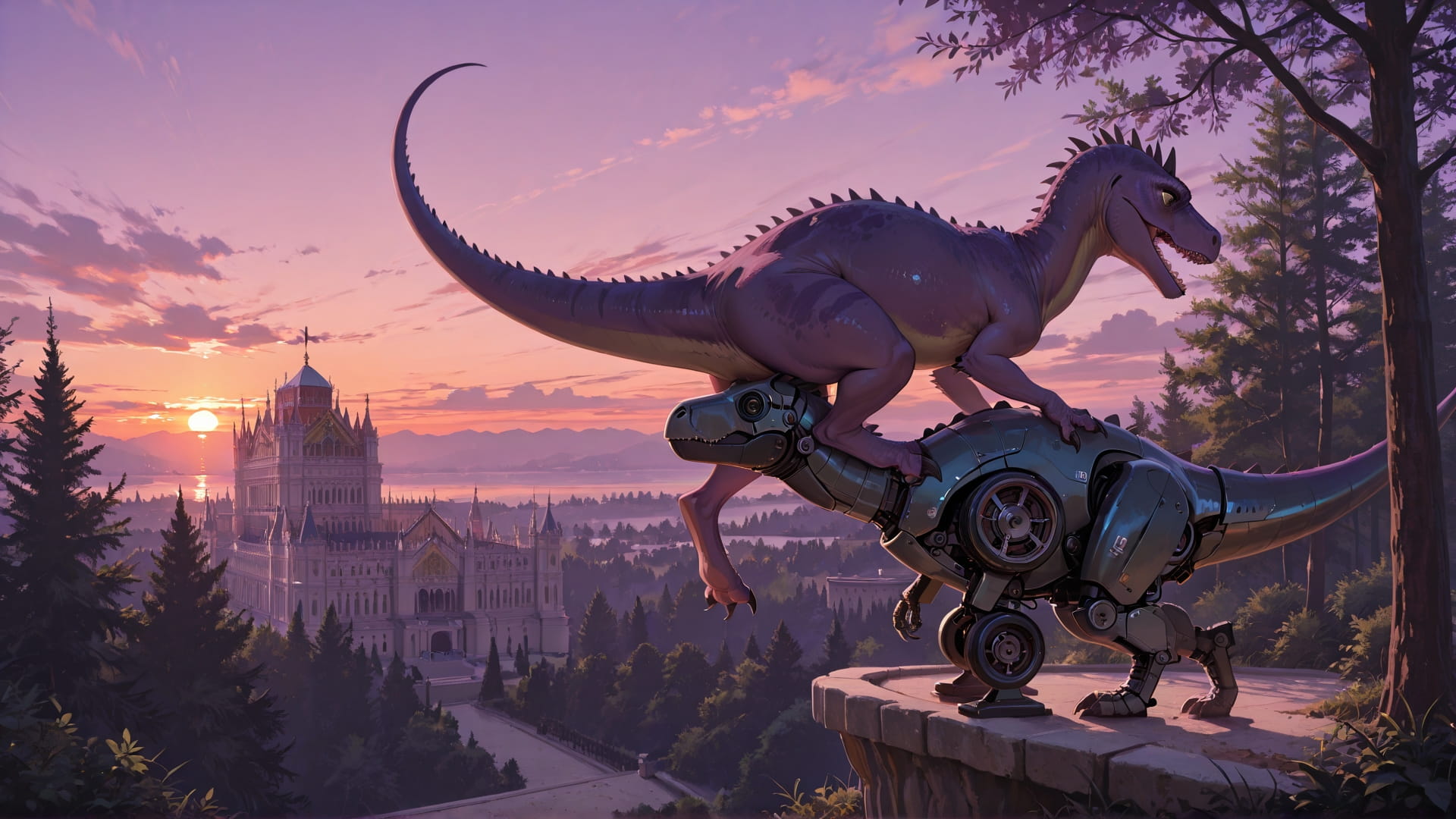 Purple Sunset Nature England smartphone wallpaper free download, vertical 16:9 format, Purple, Sunset, Nature, Summer