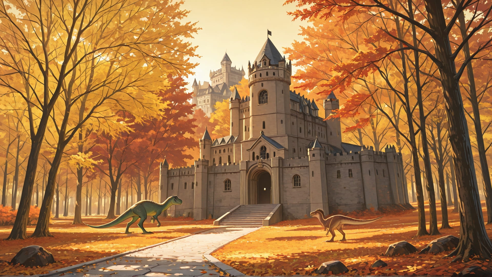 Yellow Afternoon Nature England smartphone wallpaper free download, vertical 16:9 format, Yellow, Afternoon, Nature, Autumn