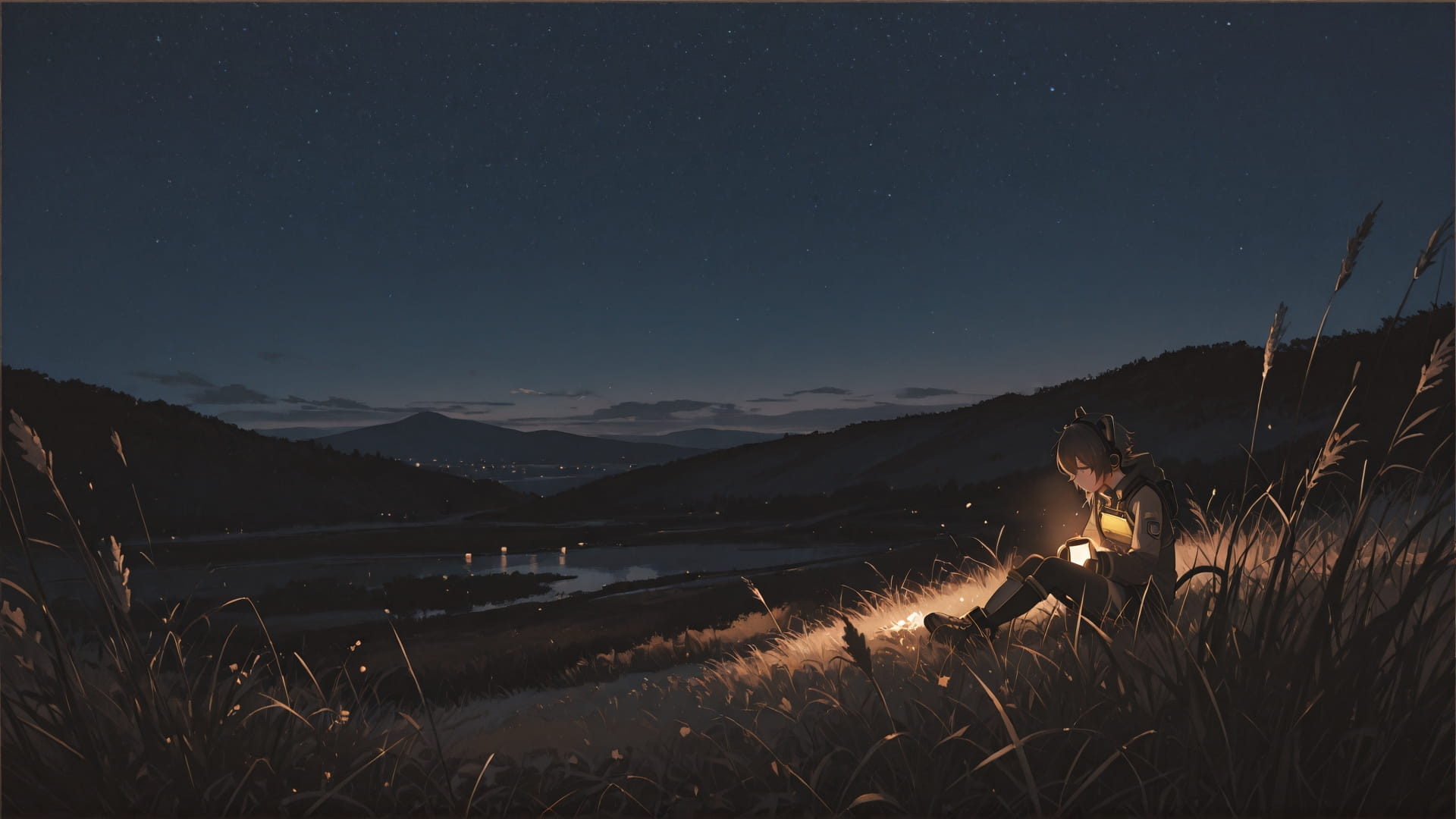 Brown Night Sky Explorecore smartphone wallpaper free download, vertical 9:16 format, Brown, Night, Sky, Spring 001