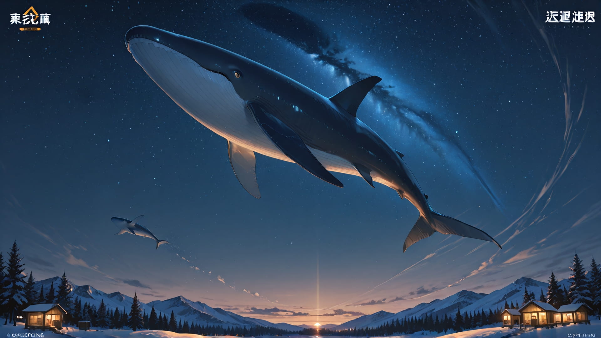 Brown Night Sky Explorecore smartphone wallpaper free download, vertical 16:9 format, Brown, Night, Sky, Winter