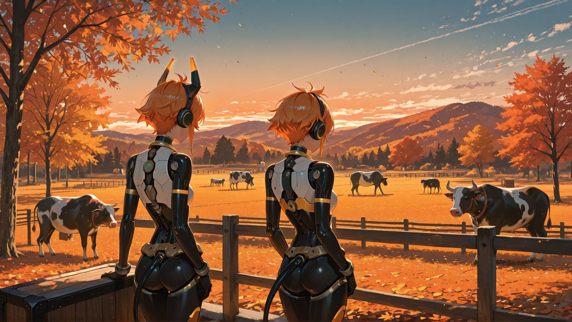 Orange Afternoon Sky Explorecore smartphone wallpaper free download, vertical 16:9 format, Orange, Afternoon, Sky, Autumn