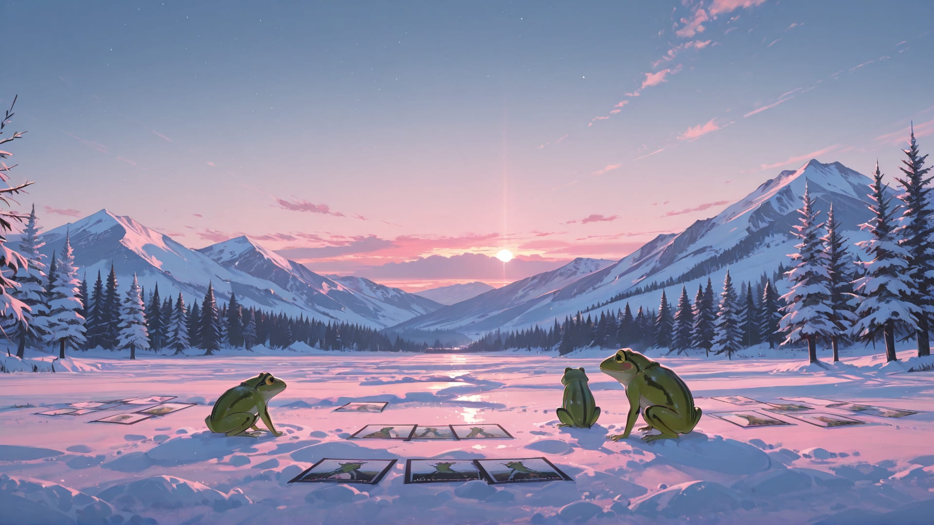 Pink Afternoon Sky Explorecore smartphone wallpaper free download, vertical 16:9 format, Pink, Afternoon, Sky, Winter