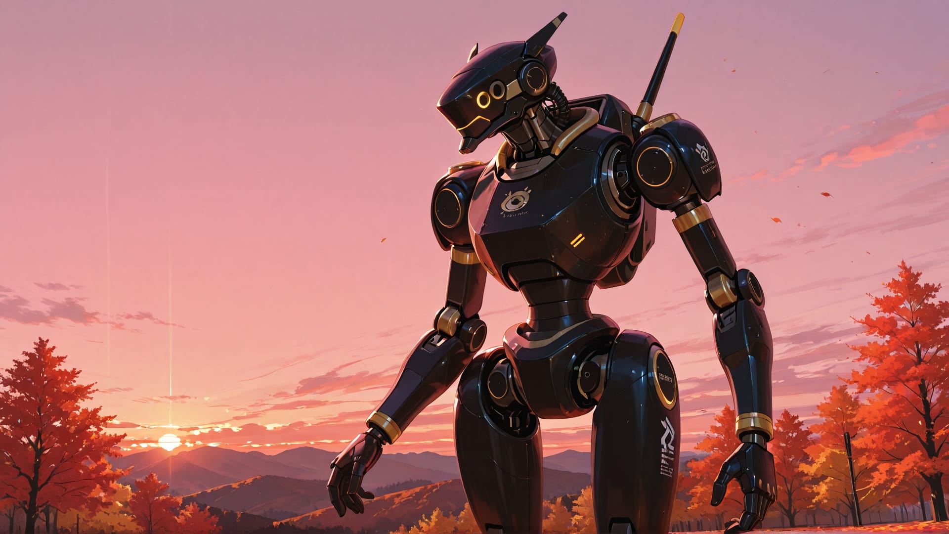 Pink Sunset Sky Explorecore smartphone wallpaper free download, vertical 16:9 format, Pink, Sunset, Sky, Autumn