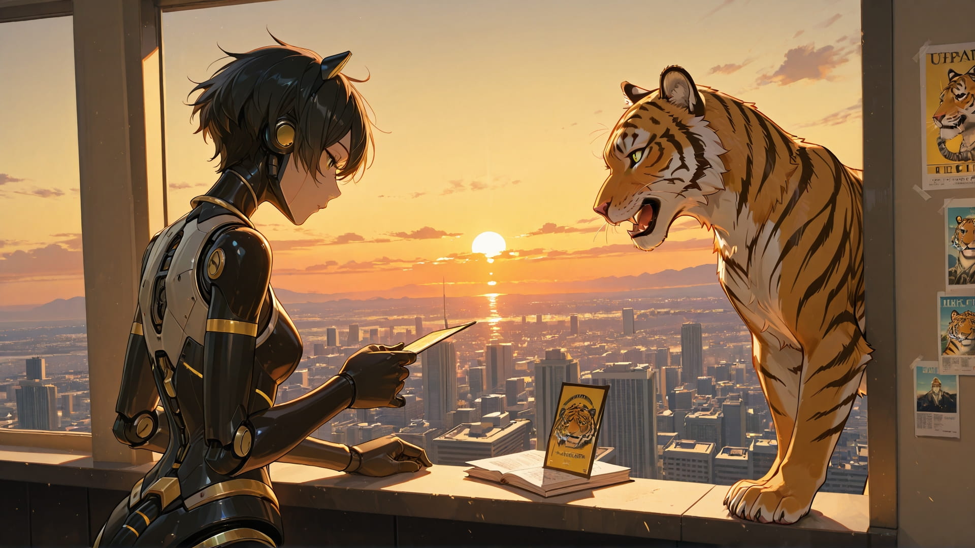 Yellow Sunset City Explorecore smartphone wallpaper free download, vertical 16:9 format, Yellow, Sunset, City, Spring